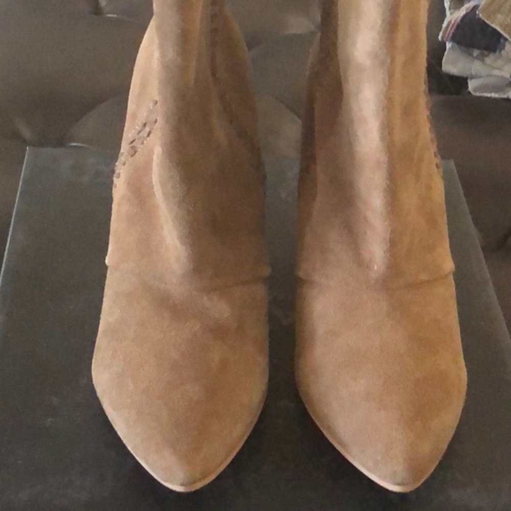 Charles David Tobacco Suede Boot size 7.5